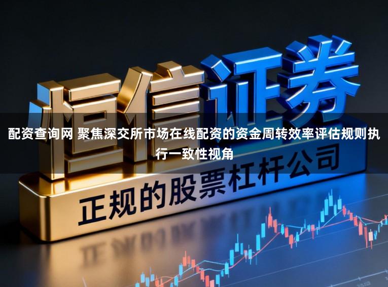 配资查询网 聚焦深交所市场在线配资的资金周转效率评估规则执行一致性视角