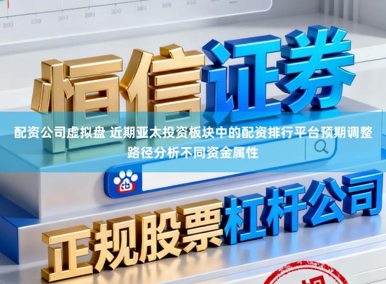 配资公司虚拟盘 近期亚太投资板块中的配资排行平台预期调整路径分析不同资金属性