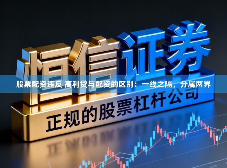 股票配资违反 高利贷与配资的区别：一线之隔，分属两界
